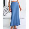 imageBTFBM Skirts for Women Summer 2026 Business Casual Outfits High Waist Cocktail Party Wedding Mermaid Spring Maxi SkirtBlue