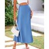 imageBTFBM Skirts for Women Summer 2026 Business Casual Outfits High Waist Cocktail Party Wedding Mermaid Spring Maxi SkirtBlue