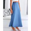 imageBTFBM Skirts for Women Summer 2026 Business Casual Outfits High Waist Cocktail Party Wedding Mermaid Spring Maxi SkirtBlue