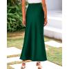 imageBTFBM Skirts for Women Summer 2026 Business Casual Outfits High Waist Cocktail Party Wedding Mermaid Spring Maxi SkirtDark Green
