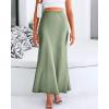 imageBTFBM Skirts for Women Summer 2026 Business Casual Outfits High Waist Cocktail Party Wedding Mermaid Spring Maxi SkirtLight Green