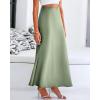 imageBTFBM Skirts for Women Summer 2026 Business Casual Outfits High Waist Cocktail Party Wedding Mermaid Spring Maxi SkirtLight Green