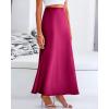 imageBTFBM Skirts for Women Summer 2026 Business Casual Outfits High Waist Cocktail Party Wedding Mermaid Spring Maxi SkirtRose Red