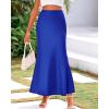 imageBTFBM Skirts for Women Summer 2026 Business Casual Outfits High Waist Cocktail Party Wedding Mermaid Spring Maxi SkirtRoyal Blue