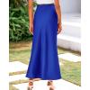 imageBTFBM Skirts for Women Summer 2026 Business Casual Outfits High Waist Cocktail Party Wedding Mermaid Spring Maxi SkirtRoyal Blue