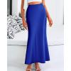 imageBTFBM Skirts for Women Summer 2026 Business Casual Outfits High Waist Cocktail Party Wedding Mermaid Spring Maxi SkirtRoyal Blue