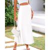 imageBTFBM Skirts for Women Summer 2026 Business Casual Outfits High Waist Cocktail Party Wedding Mermaid Spring Maxi SkirtWhite