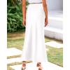 imageBTFBM Skirts for Women Summer 2026 Business Casual Outfits High Waist Cocktail Party Wedding Mermaid Spring Maxi SkirtWhite