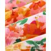 imageBTFBM Summer Dresses for Women 2026 Spring Outfits Beach Vacation Short Sleeve Smocked Boho Casual Floral Maxi DressFloral White Red