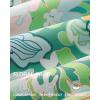 imageBTFBM Summer Dresses for Women 2026 Spring Outfits Beach Vacation Short Sleeve Smocked Boho Casual Floral Maxi DressPrint Green