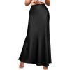 imageBTFBM Skirts for Women Summer 2026 Business Casual Outfits High Waist Cocktail Party Wedding Mermaid Spring Maxi SkirtBlack