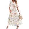 Floral White Multi
