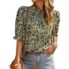 Floral Yellow White