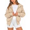imageBTFBM Hoodies For Women Sweatshirt Fall Fashion Clothing 2026 Long Sleeve Fleece Jacket Winter Outfits Y2k Zip Up HoodieApricot