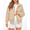 imageBTFBM Hoodies For Women Sweatshirt Fall Fashion Clothing 2026 Long Sleeve Fleece Jacket Winter Outfits Y2k Zip Up HoodieApricot