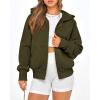 imageBTFBM Hoodies For Women Sweatshirt Fall Fashion Clothing 2026 Long Sleeve Fleece Jacket Winter Outfits Y2k Zip Up HoodieArmy Green