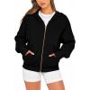 imageBTFBM Hoodies For Women Sweatshirt Fall Fashion Clothing 2026 Long Sleeve Fleece Jacket Winter Outfits Y2k Zip Up HoodieBlack
