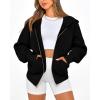 imageBTFBM Hoodies For Women Sweatshirt Fall Fashion Clothing 2026 Long Sleeve Fleece Jacket Winter Outfits Y2k Zip Up HoodieBlack