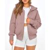 imageBTFBM Hoodies For Women Sweatshirt Fall Fashion Clothing 2026 Long Sleeve Fleece Jacket Winter Outfits Y2k Zip Up HoodieGrey Pink