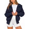 imageBTFBM Hoodies For Women Sweatshirt Fall Fashion Clothing 2026 Long Sleeve Fleece Jacket Winter Outfits Y2k Zip Up HoodieNavy