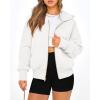 imageBTFBM Hoodies For Women Sweatshirt Fall Fashion Clothing 2026 Long Sleeve Fleece Jacket Winter Outfits Y2k Zip Up HoodieWhite