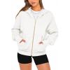imageBTFBM Hoodies For Women Sweatshirt Fall Fashion Clothing 2026 Long Sleeve Fleece Jacket Winter Outfits Y2k Zip Up HoodieWhite