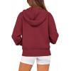imageBTFBM Hoodies For Women Sweatshirt Fall Fashion Clothing 2026 Long Sleeve Fleece Jacket Winter Outfits Y2k Zip Up HoodieWine Red