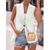 imageBTFBM Blazers For Women Spring Button Down Loose Vest Tops For Women Work Business Casual Outfits Summer Fashion 2026White