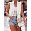 imageBTFBM Blazers For Women Spring Button Down Loose Vest Tops For Women Work Business Casual Outfits Summer Fashion 2026White