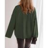 imageBTFBM Oversized Cardigan Sweaters for Women Trendy Fall Fashion 2025 Button Down Long Sleeve Chunky Knit CardigansArmy Green