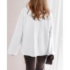 imageBTFBM Oversized Cardigan Sweaters for Women Trendy Fall Fashion 2025 Button Down Long Sleeve Chunky Knit CardigansWhite