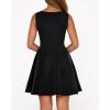 imageBTFBM Summer Dresses for Women 2026 Elegant Classy Formal A Line Sleeveless Party Cocktail Mini Dress Fashion ClothingBlack
