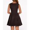 imageBTFBM Summer Dresses for Women 2026 Elegant Classy Formal A Line Sleeveless Party Cocktail Mini Dress Fashion ClothingBrown