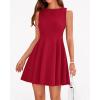 imageBTFBM Summer Dresses for Women 2026 Elegant Classy Formal A Line Sleeveless Party Cocktail Mini Dress Fashion ClothingRed