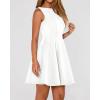 imageBTFBM Summer Dresses for Women 2026 Elegant Classy Formal A Line Sleeveless Party Cocktail Mini Dress Fashion ClothingWhite
