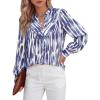 Striped White Blue