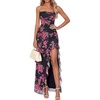 Floral Black Pink