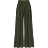 image:imageBTFBM Palazzo Pants for Women 2026 Summer Clothes Pockets High Waist Casual Ribbed Knit Flowy Spring Wide Leg TrousersArmy Green