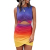 Tie Dye Purple Yellow