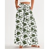 image:imageBTFBM Wide Leg Palazzo Pants for Women 2026 Summer Spring Casual High Waisted Flowy Trousers Boho Beach Vacation OutfitsPrint Army Green