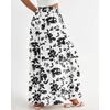 image:imageBTFBM Wide Leg Palazzo Pants for Women 2026 Summer Spring Casual High Waisted Flowy Trousers Boho Beach Vacation OutfitsPrint Black