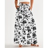 image:imageBTFBM Wide Leg Palazzo Pants for Women 2026 Summer Spring Casual High Waisted Flowy Trousers Boho Beach Vacation OutfitsPrint Black