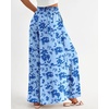 image:imageBTFBM Wide Leg Palazzo Pants for Women 2026 Summer Spring Casual High Waisted Flowy Trousers Boho Beach Vacation OutfitsPrint Blue