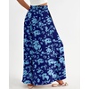 image:imageBTFBM Wide Leg Palazzo Pants for Women 2026 Summer Spring Casual High Waisted Flowy Trousers Boho Beach Vacation OutfitsPrint Dark Blue