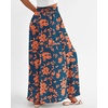 image:imageBTFBM Wide Leg Palazzo Pants for Women 2026 Summer Spring Casual High Waisted Flowy Trousers Boho Beach Vacation OutfitsPrint Dark Blue Orange