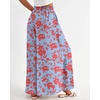image:imageBTFBM Wide Leg Palazzo Pants for Women 2026 Summer Spring Casual High Waisted Flowy Trousers Boho Beach Vacation OutfitsPrint Light Blue Red
