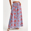 image:imageBTFBM Wide Leg Palazzo Pants for Women 2026 Summer Spring Casual High Waisted Flowy Trousers Boho Beach Vacation OutfitsPrint Light Blue Red