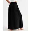image:imageBTFBM Wide Leg Palazzo Pants for Women 2026 Summer Spring Casual High Waisted Flowy Trousers Boho Beach Vacation OutfitsSolid Black