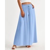 image:imageBTFBM Wide Leg Palazzo Pants for Women 2026 Summer Spring Casual High Waisted Flowy Trousers Boho Beach Vacation OutfitsSolid Blue