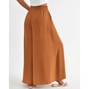 image:imageBTFBM Wide Leg Palazzo Pants for Women 2026 Summer Spring Casual High Waisted Flowy Trousers Boho Beach Vacation OutfitsSolid Brown